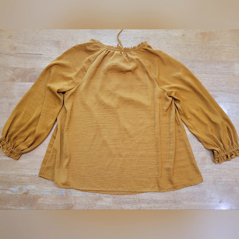 EUC Old Navy orange tunic blouse top
